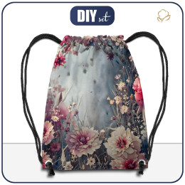 TURNBEUTEL - VINTAGE FLOWERS M. 11 - klein