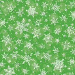 SCHNEEFLOCKEN MST. 2 / grün ( GREEN ) - Hydrophober angerauter Wintersweat
