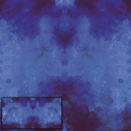 DARK BLUE SPECKS - panoramisches Paneel (80cm x 155cm)