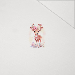 BABY DEER - Paneel (60cm x 50cm) Hydrophober angerauter Wintersweat