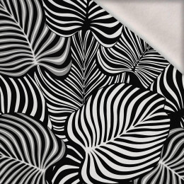 ZEBRA BLÄTTER - Wintersweat angeraut mit Elastan ITY