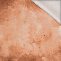 CAMOUFLAGE m. 2 / peach fuzz - Wintersweat angeraut mit Elastan ITY
