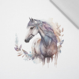 WATERCOLOR HORSE - Paneel (60cm x 50cm)  Baumwoll Webware