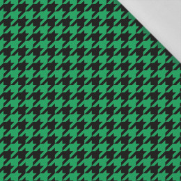 SCHWARZER HAHNENTRITT / grün - Baumwoll Webware