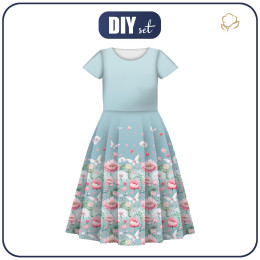 KINDER KLEID "MIA" - FAIRY WORLD MS.11 (FLOWERS) - Nähset