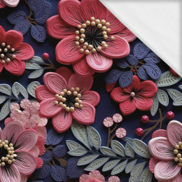 FLOWERS 3D M.13- Single Jersey mit Elastan ITY