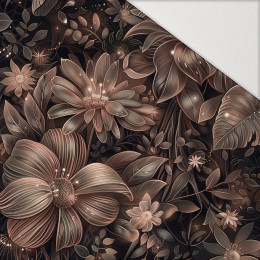 FLOWERS WZ.10/ Mocha Mousse  - Hydrophober angerauter Wintersweat