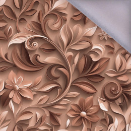 FLOWERS WZ.2/ Mocha Mousse  - Softshell 
