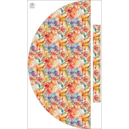 Maxirock Panel - Viskose Jersey/ Flowers ms.37