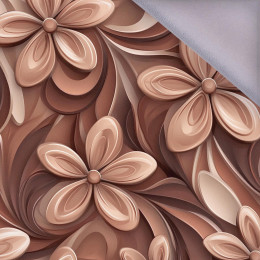 FLOWERS WZ.4/ Mocha Mousse  - Softshell 