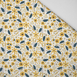 BLÜMCHEN M. 2 / weiß - Bamboo fabric 170g