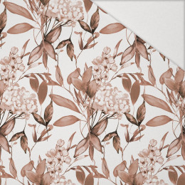 FLOWERS WZ.11/ Mocha Mousse  - Hydrophober angerauter Wintersweat