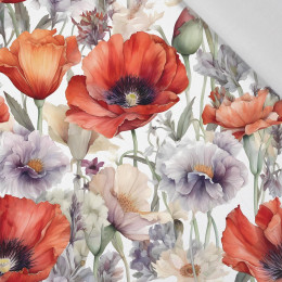 100cm MOHNBLUMEN Ms. 5 - Baumwoll Webware