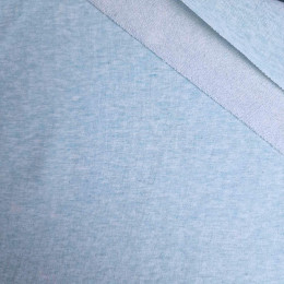 D-035 HELLBLAU MELANGE/ BLUE - Sommersweat
