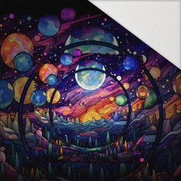 NEON GALAXY WZ.14 - Paneel (60cm x 50cm) Hydrophober angerauter Wintersweat