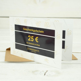 GESCHENKGUTSCHEIN - 25 EUR - DE