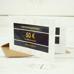 GESCHENKGUTSCHEIN - 50 EUR - DE