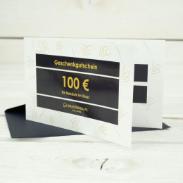 GESCHENKGUTSCHEIN - 100 EUR - DE