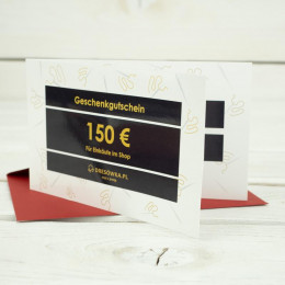 GESCHENKGUTSCHEIN - 150 EUR - DE