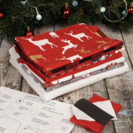 Winterbeutel  + Papiermuster für Weihnachtsdekorationen 