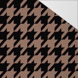 HAHNENTRITT / Mocha Mousse  - Hydrophober angerauter Wintersweat