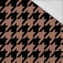 HAHNENTRITT / Mocha Mousse  - Wasserabweisende Webware