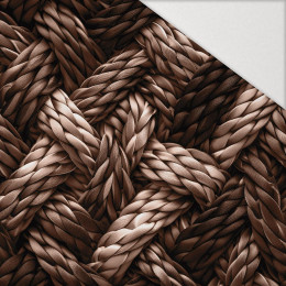 RATTAN / Mocha Mousse  - Hydrophober angerauter Wintersweat