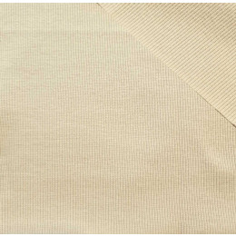D-207 STROH BEIGE - Strickware gerippt