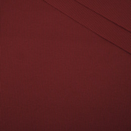 D-31 DUNKELROT - Strickware gerippt