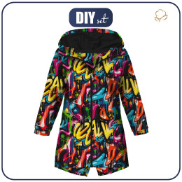KINDERPARKA (ARIEL) - STREET GRAFFITI wz.7 - Nähset