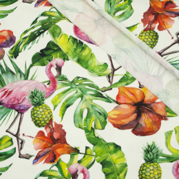 140cm TROPISCHE NATUR - Viskose-Jersey WE210