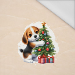 WINTER ANIMALS wz.15 - panel (60cm x 50cm) Wasserabweisende Webware