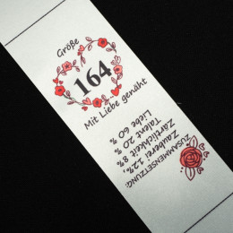 Mädchen Textillabel DE - Größe 164 - 4 Stck Set
