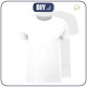 HERREN T-SHIRT - B-00 Weiß - Single Jersey