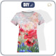 DAMEN T-SHIRT - MOHNBLUMEN Ms. 1 - Single Jersey