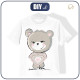 KINDER T-SHIRT- BÄR  / Herzen -  Single Jersey