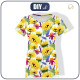 DAMEN T-SHIRT - SONNENBLUMEN Ms. 4 (BLÜHENDE WIESE) - Single Jersey 