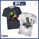 2-PACK - KINDER T-SHIRT - T-REX - Nähset