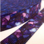 Bedrucktes Gurtband 25 mm - STAINED GLASS WZ. 13