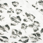 GRAUE BLÄTTER / weiß - SP250 Sommersweat