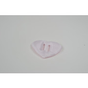 Herzchen zum verflechten Gedampften rosa
