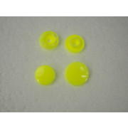 DRUCKKNÖPFE KAM 14 mm - NEON GELB 10 set