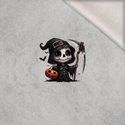 SKELETON CUTE HALLOWEEN WZ. 1 - Paneel (60cm x 50cm) Wintersweat angeraut mit Elastan ITY