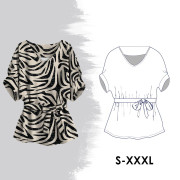 PAPIER-SCHNITTMUSTER - KIMONO BLUSE