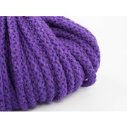 Baumwollkordel - rund, 5mm - LILA (PLUM)
