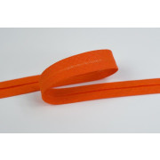 Schrägband Baumwolle, gefalzt - ORANGE