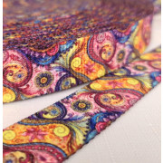 Bedrucktes Gurtband 25 mm - PAISLEY wz.21