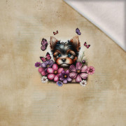 ANIMALS CUTE wz.12 - panel (60cm x 50cm) Wintersweat angeraut mit Elastan ITY