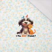 CUTE ANIMALS wz.3 - panel (60cm x 50cm) SINGLE JERSEY 