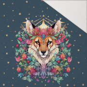 ANIMALS MANDALA wz.8 - panel (60cm x 50cm) Wintersweat angeraut mit Elastan ITY